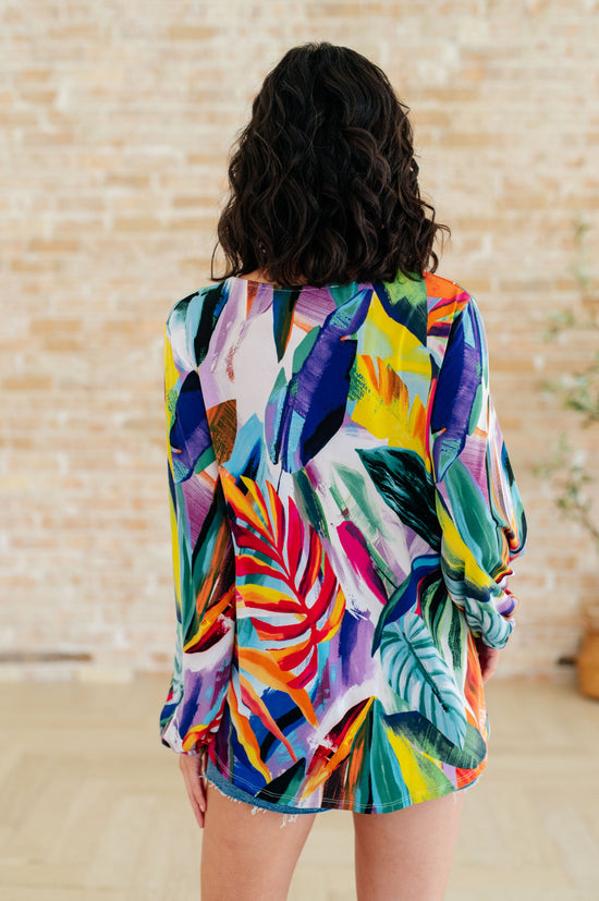 Load image into Gallery viewer, All Over The World Scoop Neck Blouse
