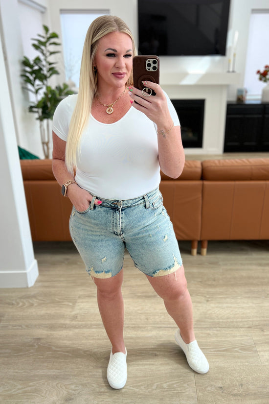Load image into Gallery viewer, Cindy High Rise Mineral Wash Distressed Boyfriend Shorts
