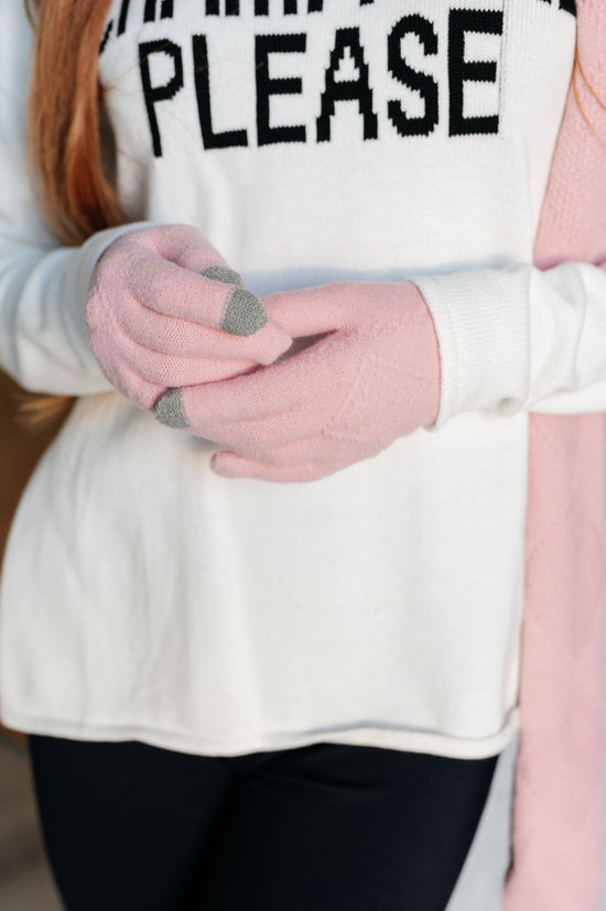 Load image into Gallery viewer, Jane Frost Beanie, Glove, and Scarf Set in Pink
