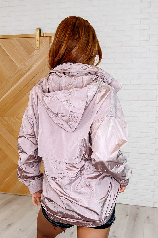 Load image into Gallery viewer, Track Snack Windbreaker in Mauve
