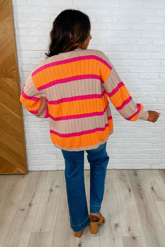 Load image into Gallery viewer, Your Opinion Matters Striped Cardigan
